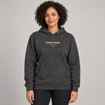 BBS-SINGLE|Charcoal Heather|front|Funded Trader One Day — Trading Hoodie | BB SIGN on model