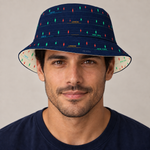 Bucket hat reversible Session Lines visto de frente