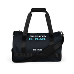 Bolsa de gym BB SIGN — Respeta el plan. — vista frontal