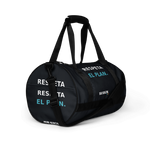 Bolsa de gym BB SIGN — Respeta el plan. — vista en ángulo