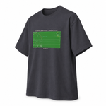 Green Factory Indicator — Oversized Trading T-Shirt, Dark Grey, product angle on white background