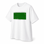 Green Factory Indicator — Oversized Trading T-Shirt, White, product angle on white background