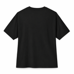 Martin — But Not Gala — Oversized Trading T-Shirt, Black, product back on white background