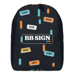 Mochila minimalista BB SIGN — Market Codes — vista frontal