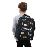 Mochila minimalista BB SIGN — Market Codes — puesta