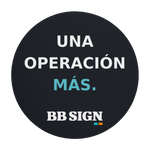 Mouse pad redondo BB SIGN — Una operación más. — vista superior