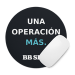 Mouse pad redondo BB SIGN — Una operación más. — en el escritorio