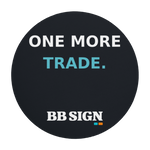 Mouse pad redondo BB SIGN — One more trade. — vista superior