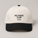 BBS-SINGLE|Natural / Black|studio|No Chase Club — Two-Tone Cap, studio view