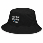 Off the Charts — Bucket Hat, Black, , product angle on white background