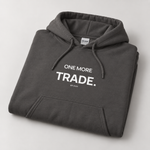 BBS-SINGLE|Charcoal|folded|One More Trade — Trading Hoodie | BB SIGN folded studio view (English)