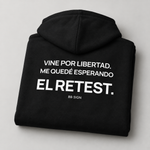 BBS-SINGLE|Black|folded|Retest Lifestyle — Trading Zip Hoodie | BB SIGN folded studio view (Spanish)