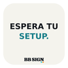 ESPERA TU SETUP. / Ice / 3 × 3 in
