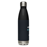 Botella de acero BB SIGN 17 oz — Respeta el plan. — vista lateral