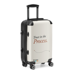 BB SIGN Travel Suitcase Trust in the Process angle