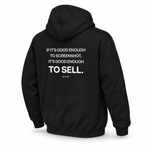 Screenshot Rule — Trading Hoodie | BB SIGN, Black, English, product angle on white background