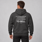 BBS-SINGLE|Charcoal|front|Screenshot Rule — Trading Hoodie | BB SIGN on model (English)