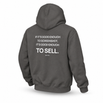 Screenshot Rule — Trading Hoodie | BB SIGN, Charcoal, English, product angle on white background