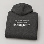 BBS-SINGLE|Charcoal Heather|folded|Screenshot Trader — Trading Hoodie | BB SIGN folded studio view (English)