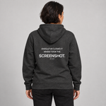 BBS-SINGLE|Charcoal Heather|front|Screenshot Trader — Trading Hoodie | BB SIGN on model (English)