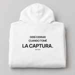 BBS-SINGLE|White|folded|Screenshot Trader — Trading Hoodie | BB SIGN folded studio view (Spanish)