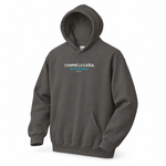 The Dip — Trading Hoodie | BB SIGN, Charcoal, product angle on white background