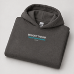 BBS-SINGLE|Charcoal|folded|The Dip — Trading Hoodie | BB SIGN folded studio view (English)