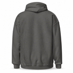 The Dip — Trading Hoodie | BB SIGN, Charcoal, English, product back on white background