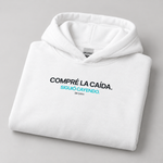 BBS-SINGLE|White|folded|The Dip — Trading Hoodie | BB SIGN folded studio view (Spanish)