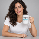 Trust in the Process ceramic mug 15 oz lifestyle