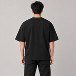 Trust in the Process oversized tee black back on model