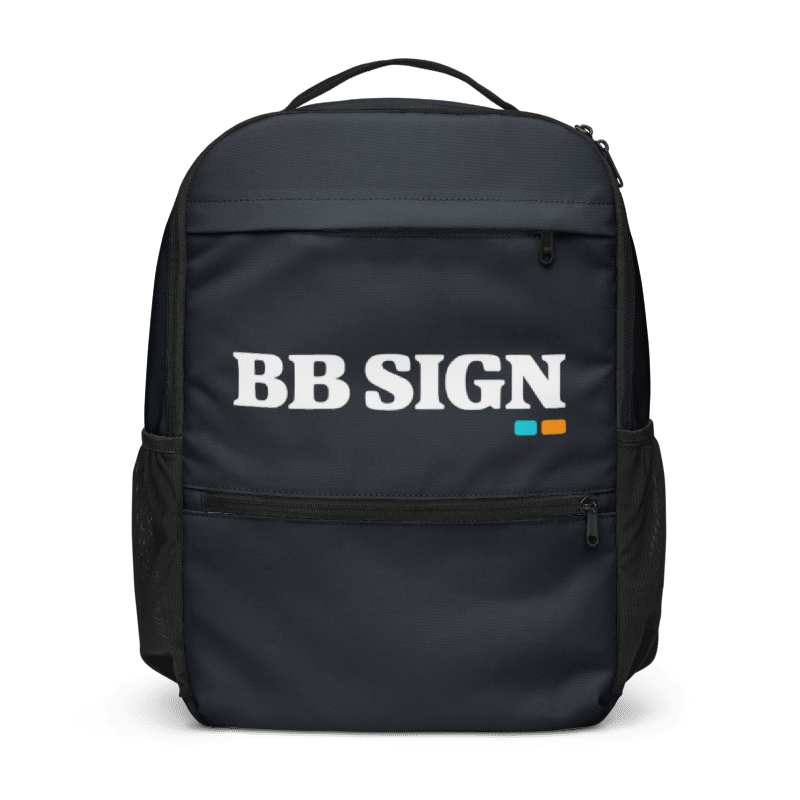 Mochila utilitaria BB SIGN — BB SIGN — vista frontal