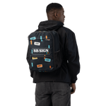 Mochila utilitaria BB SIGN — Market Codes — puesta