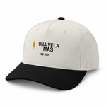 Una Vela Más — Two-Tone Cap, Natural / Black, , product angle on white background