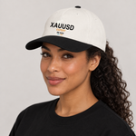 BBS-SINGLE|Natural / Black|side|XAUUSD Expert — Two-Tone Cap, model side