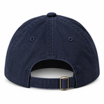 XRP Patient Holder — Classic Dad Hat, Navy, product back on white background